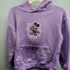 Disney Purple Mickey Mouse Kids Hoodie